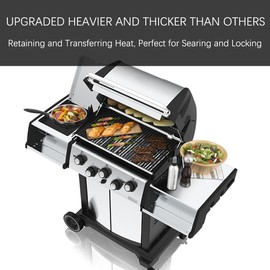 9865-54 Grill Grates Replacement Parts for Broil King Grill Parts 9453-54 Signet 20 70 90 320 986974 Broil-Mate 165154 6666-64 1551-54 1651-54 Huntington 6962-64C Cast Iron Cooking Grids 2 Pieces