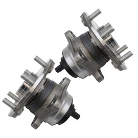 TRQ Rear Wheel Hub Bearings Assembly Set Compatible with 2010-2019 Lexus RX350 2018-2019 RX350L 2010-2015 RX450h 2014-2020 Toyota Highlander