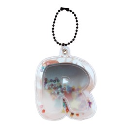 [Key Chain] Initial Mascot/R M Plan Ball Chain, Pushing Activity, Merchandise Mail Order