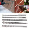 5PCS Masonry Drill Bit Set 40cr Cemented Carbide 160mm Drill