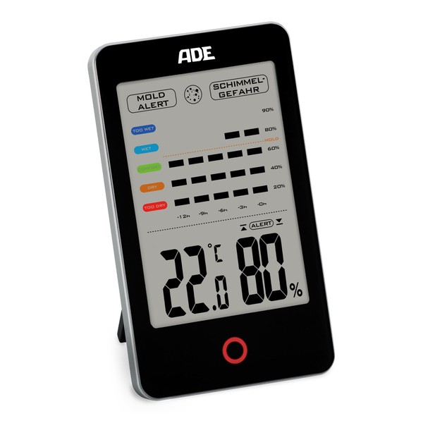 ADE Digital Hygrometer Indoor with Mould Alarm | Moisture Meter