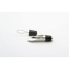 Weis Wine Pourer with Stopper, Stainless Steel Silver/Black, 4 x