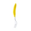 Takakuwa Metal Banana Cutlery, Spoon & Fork, Yellow, 2 pcs
