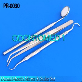 ODM Dentist Dental Mouth Mirror & Scaler Hygiene Examination Cleaning Set PR-0030
