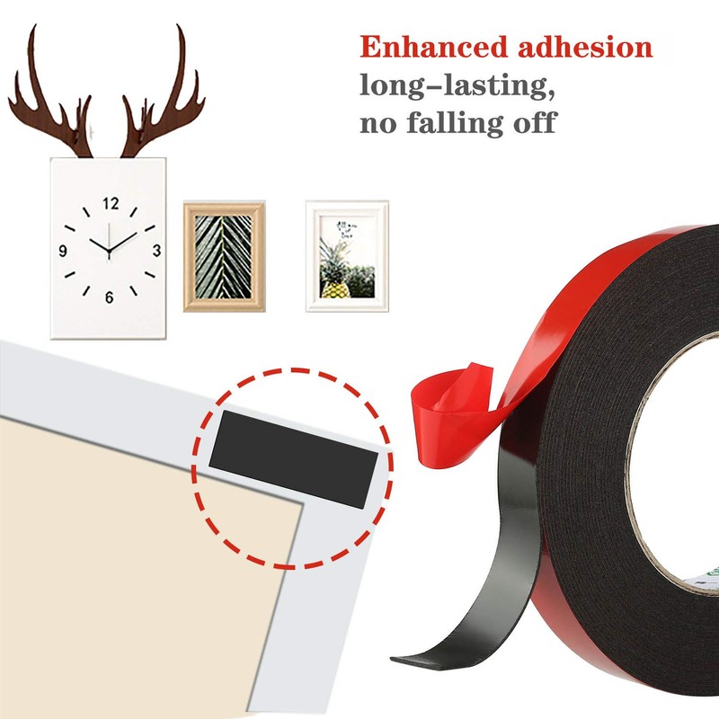 iVict 1 Pack PE Foam Double Sided Tape, Waterproof Mounting