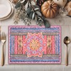 Maison d'Hermine Place Mats, Set of 4, 100% Cotton Washable