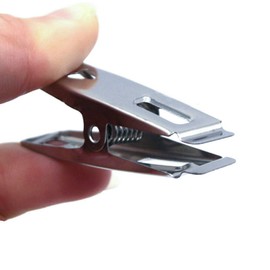 20Pcs Stainless Steel Clothes Pegs Hanging Pins Clips Laundry Metal Clamps