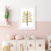 Poster A4 Scandinavian Trees Plants Stylish Interior No Frame (Poster