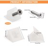 100pcs Drawer Support Kit - Sagging Repair Wedges & Screws