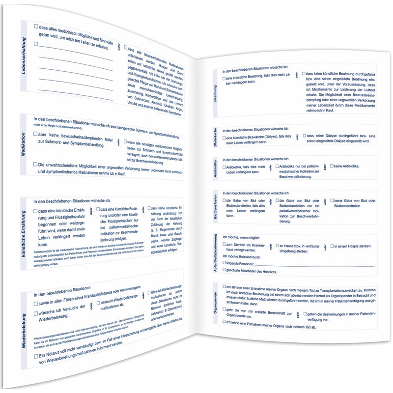 RNK 2895 Patient's Will Documents C5 with Registration Form for