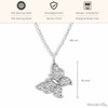 Monkimau Women's Necklace with Butterfly Pendant Made of 925 Sterling
