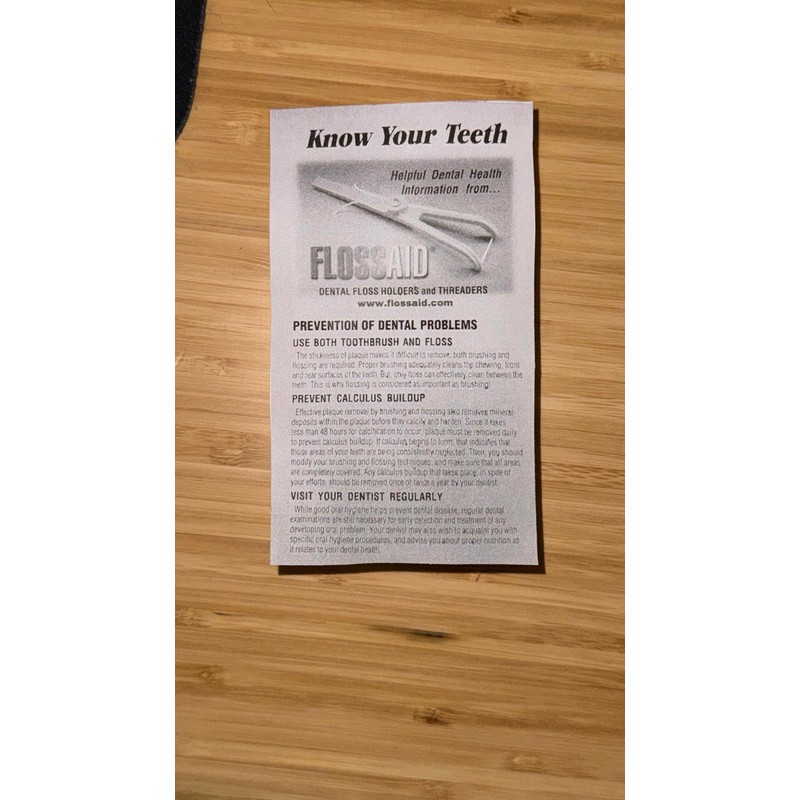 Flossaid Dental Floss Holder - 3 Pack (Assorted Colors)