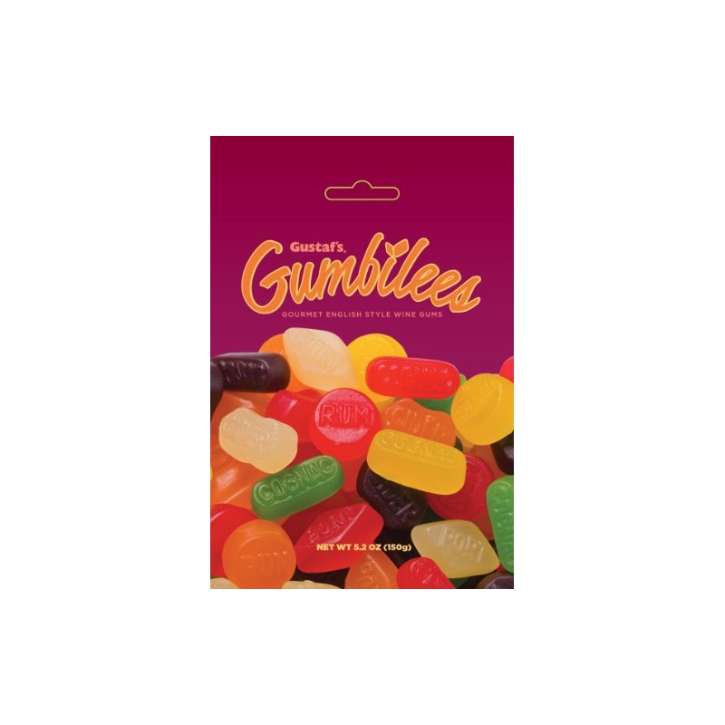 Gustaf's Gumbilees Wine Gums 5.2 Oz Bag (Pack of 12)