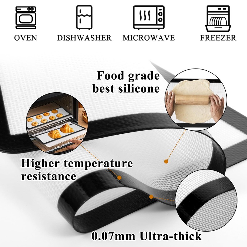 10 Pcs Medium Silicone Mats Compatible with Harvest Right Freeze