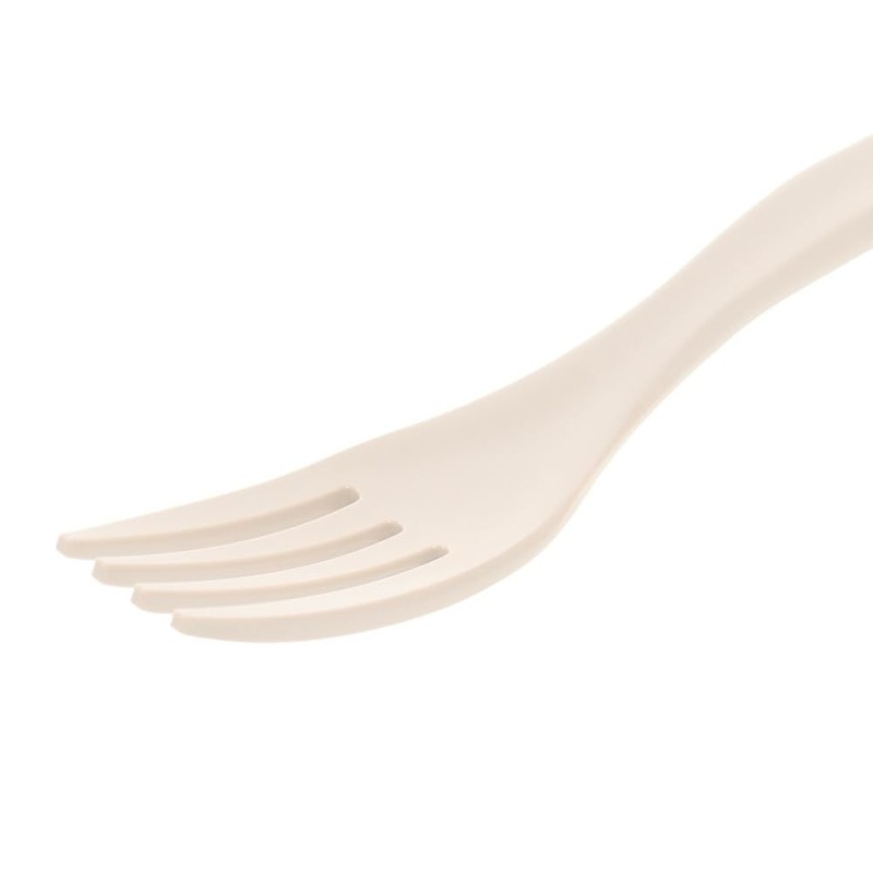 CHUMS CH62-1734-M095-00 Camper Cutlery 3-Piece Set, Khaki/Gray, Spoon: Length 7.9