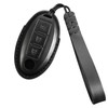 Yonmcfn Key fob Cover Genuine Leather with Keychain,Leather Key Case