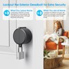 AST Round Deadbolt Lockout Device with Padlock and 3 Brass