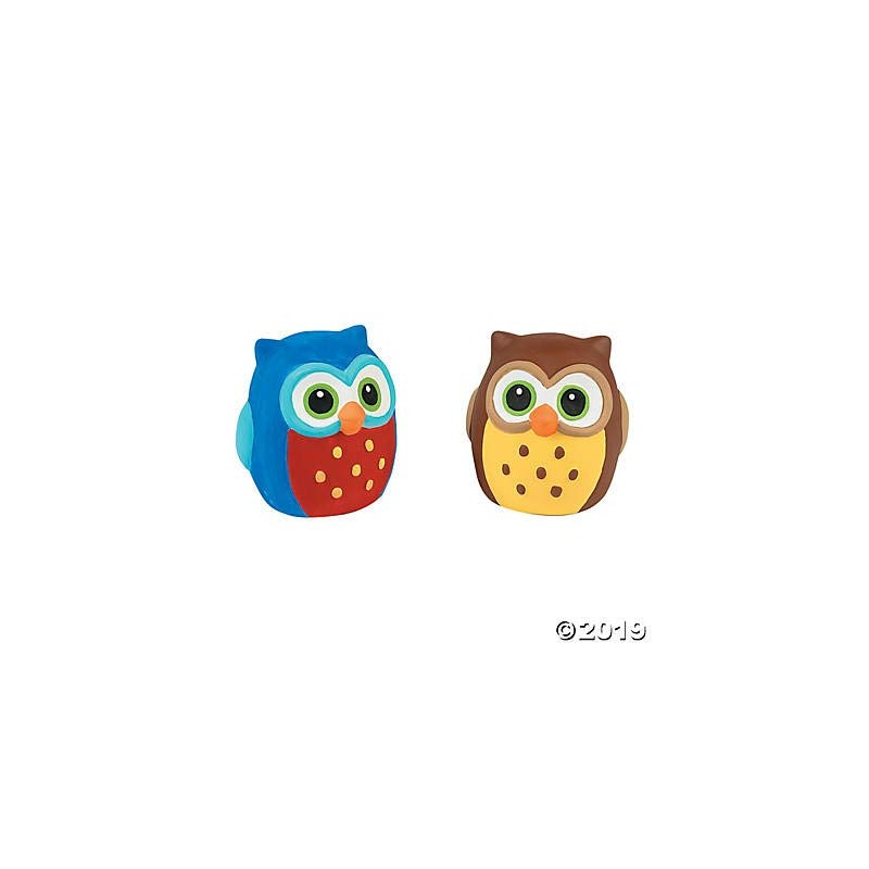 DIY Ceramic Owl - Set of 12 - Crafts for