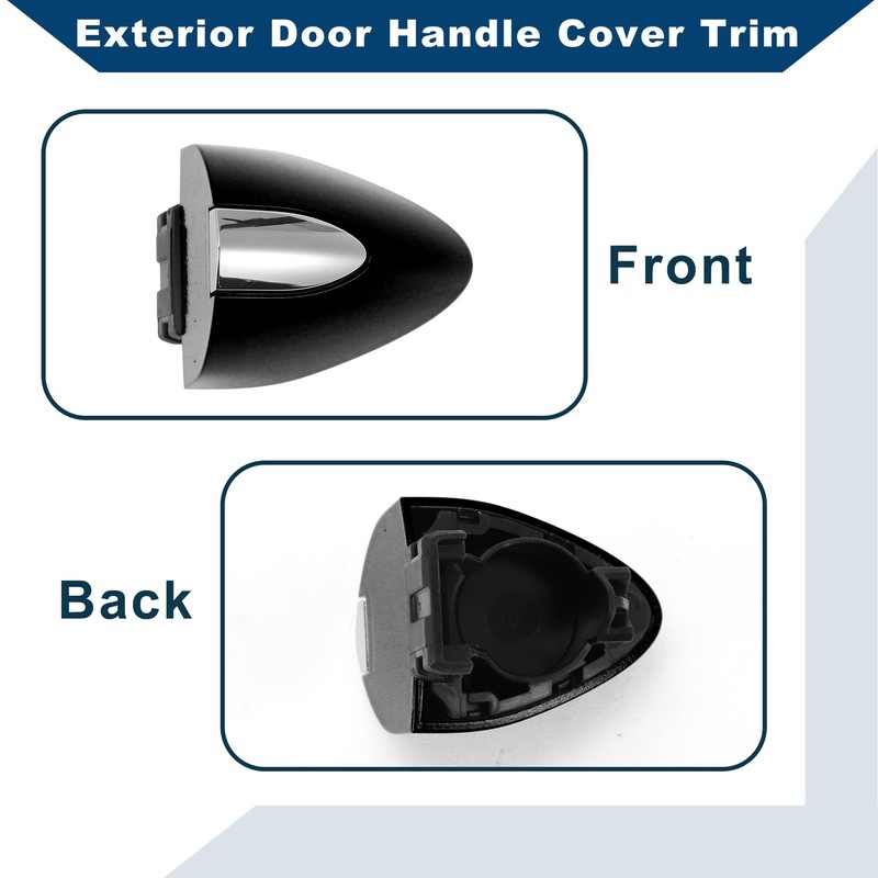 Hihaha Front Right Exterior Door Handle Cover for Buick LaCrosse