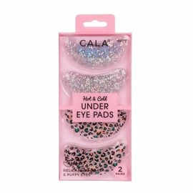 CALA - parches/almohadillas para ojeras, caliente y frío (2 pares, con brillo y animal)