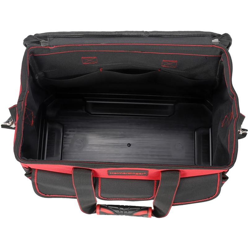 17 Inch Tool Bag with Adjustable Shoulder Strap,Wide Mouth Tool