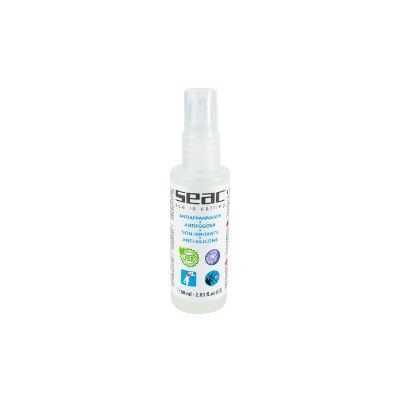 Seac Unisex Adult Biogel 100 Bio Anti-Fog Transparent 60 ml