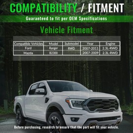 Honjer Catalytic Converter Compatible with Ford Ranger 2007-2011 2.3L L4(OEM replacement parts)