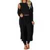 BTFBM 3 Piece Matching Sets Tank Tops Wide Long Pants