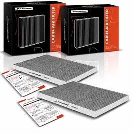 A-Premium - Filtro de aire de cabina de 2 piezas con carbón activado compatible con Dodge Grand Caravan 2001-2007 y Chrysler Pacifica 2004-2008, Town & Country 2001-2007, Voyager 2000-2003, Grand