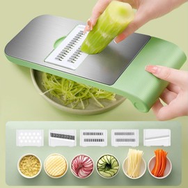 Vegetable Cutter - Multi-Functional Carrot Cutter,Manual Food Shredder Vegetable Slicer for Pasta Kitchen Cabbage Salad Cheeses Fruits Daily Commercial Home Cooking Meal Preparation