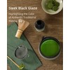 ZENS Matcha Tea Set with Bamboo Whisk, 6pcs Matcha Tea