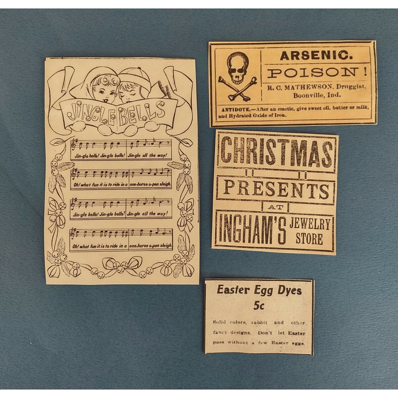 mixed holiday ephemera vintage junk journal supplies colla