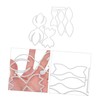 jojofuny 2 Sets Bowtie Metal Cutting Dies DIY Carbon Steel