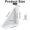 Pack of 4 Angle Corner Brackets, Bed Corner Support Bracket,