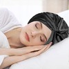 100% Mulberry Silk Reversible Sleep Bonnet – 22 Momme, Double-Layer