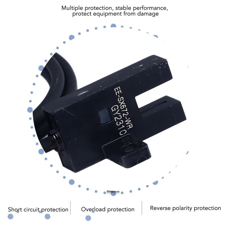 5Pcs Photoelectric Switch U Groove Shape Beam Sensor Limit NO