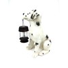 Decorative Energy Saving Dalmatian Dog with Lantern Solar Light