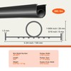 VEVOR Garage Door Seals Bottom Rubber, U Shape +O Ring