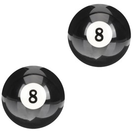 BESPORTBLE 2pcs Billiards Black Practice Cue The Cue Billiards Pool Table Accessories Replaceable Billiard Standard Cue Bumper Pool Balls American Style Resin Necessity