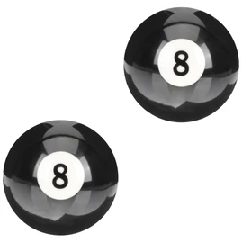 BESPORTBLE 2pcs Billiards Black Practice Cue The Cue Billiards Pool Table Accessories Replaceable Billiard Standard Cue Bumper Pool Balls American Style Resin Necessity