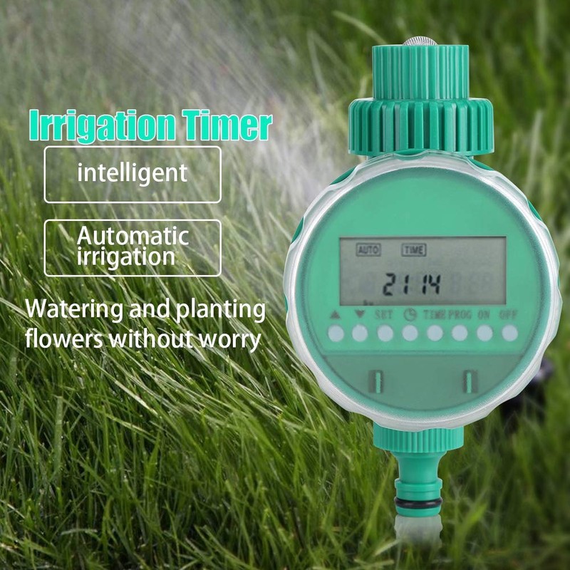 Watering Timer, Automatic Intelligent Irrigation Control, Electric Digital Garden Watering