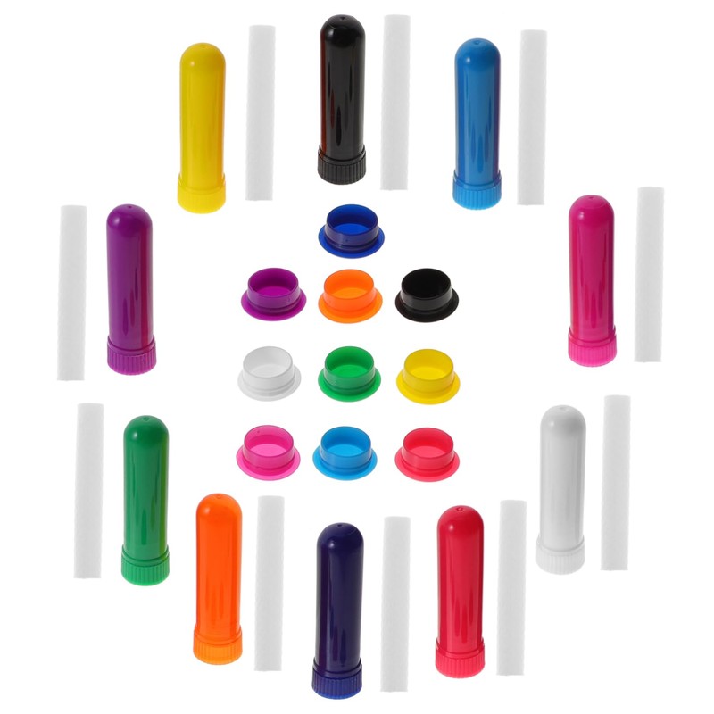 KOMBIUDA 5sets Essential Oil Stick Aromatherapy Nasal for Essential Oils