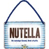 schilderkreis24 - Tin Signs Funny Bavaria Saying "Nutella" Bavarian Decorative