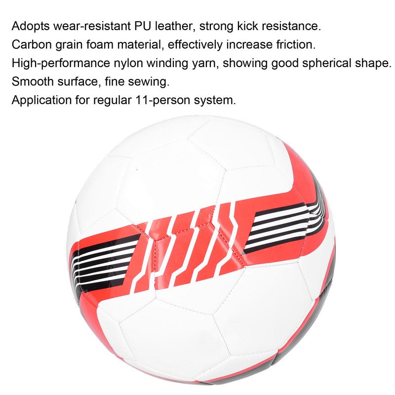 REGAIL Size 5 Soccer Ball Machine Stitched Football for 11