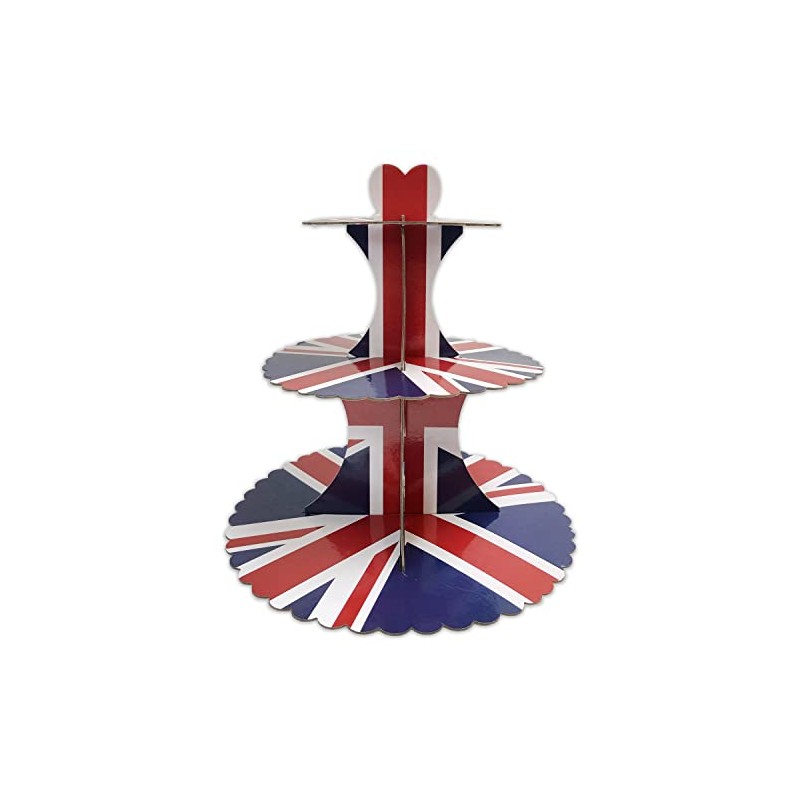 Union Jack Tableware Olympics Great Britain GB Flag - Cupcake