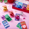 JOYIN 28 Packs Valentine's Day Stretchy Balls with Cards, Classroom