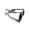 OtpOutopa Dual Exhaust Tip 2.5 inch Inlet, Universal Car Exhaust