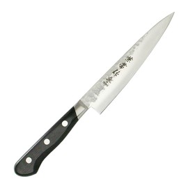 Kanekusaku KC-924 Blue Steel with Pear Base, Black Plywood Pattern, Petty 5.3 inches (135 mm)