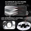 Tavaray 4PCS 14" Pure White Wheel Lights Adjustable 6500K Ultra-Bright