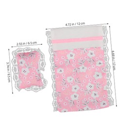 TOYANDONA 3 Sets Doll House Sheets Mini House Bedroom Supplies Mini Bedding Miniature Bedroom Decors Doll House Bedroom Decor Doll House Bedding Mini Doll House Bedsheet Mini Bed Decorations